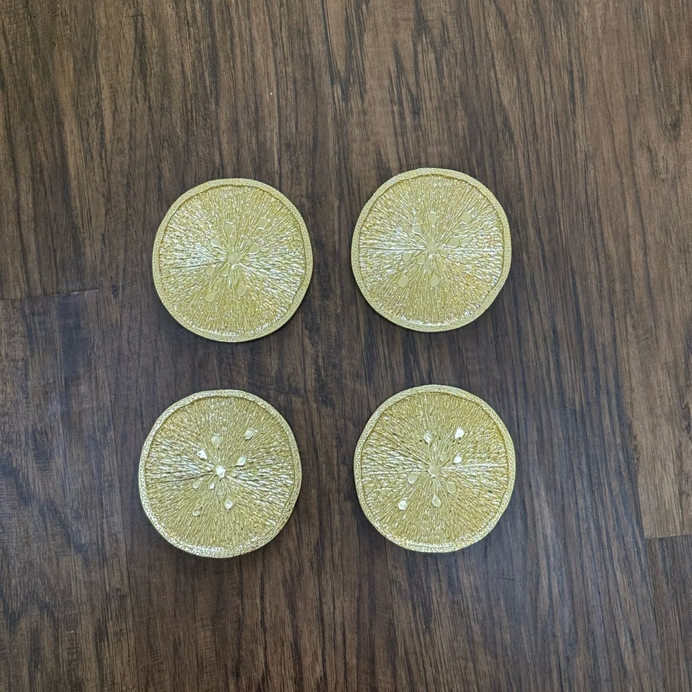 Michael Aram Lemon Coaster Set of 4